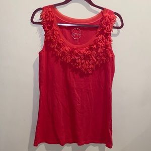 NWT I•N•C Coral Tank Top